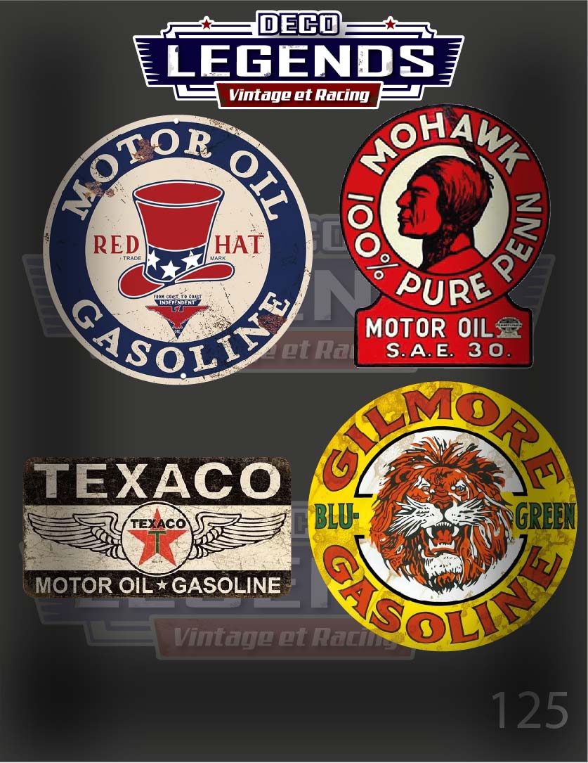 Stickers X4 Texaco Gilmore