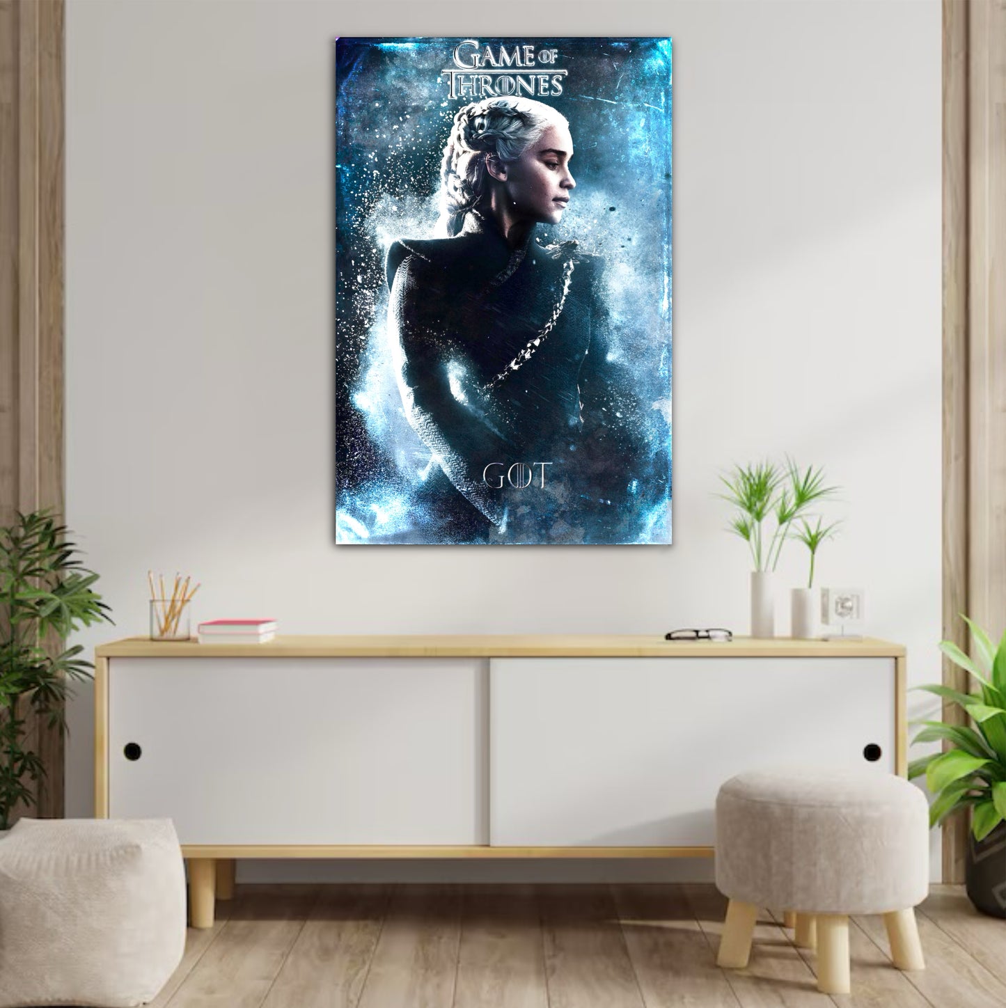 Décoration tableau pop art Game of Thrones GOT
