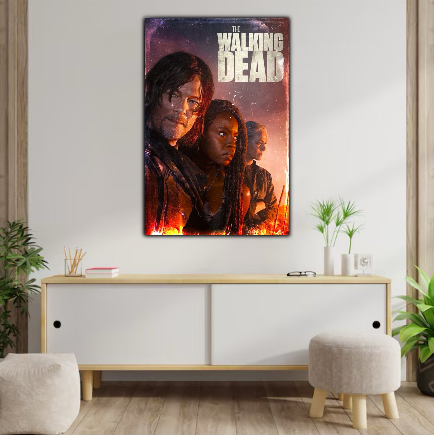 Décoration tableau pop art The Walking Dead TWD