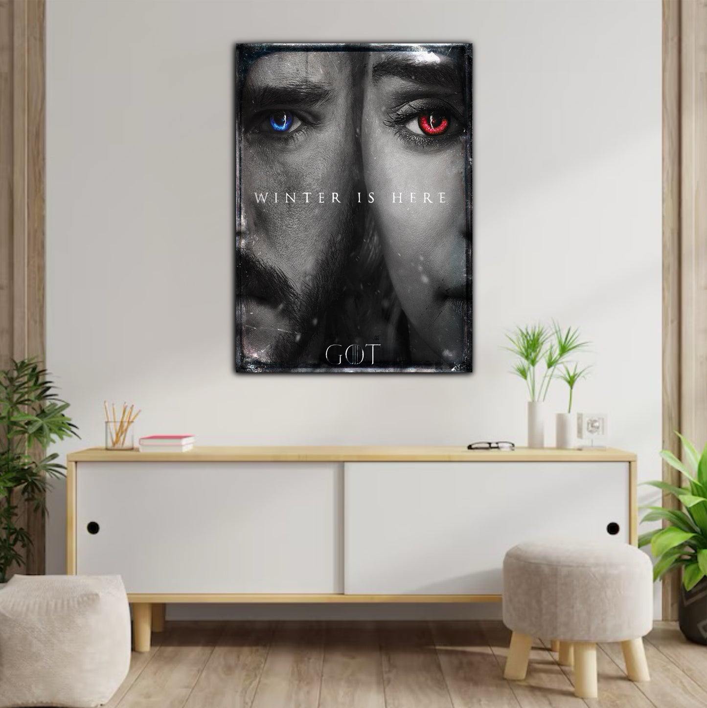 Décoration tableau pop art Game of Thrones GOT