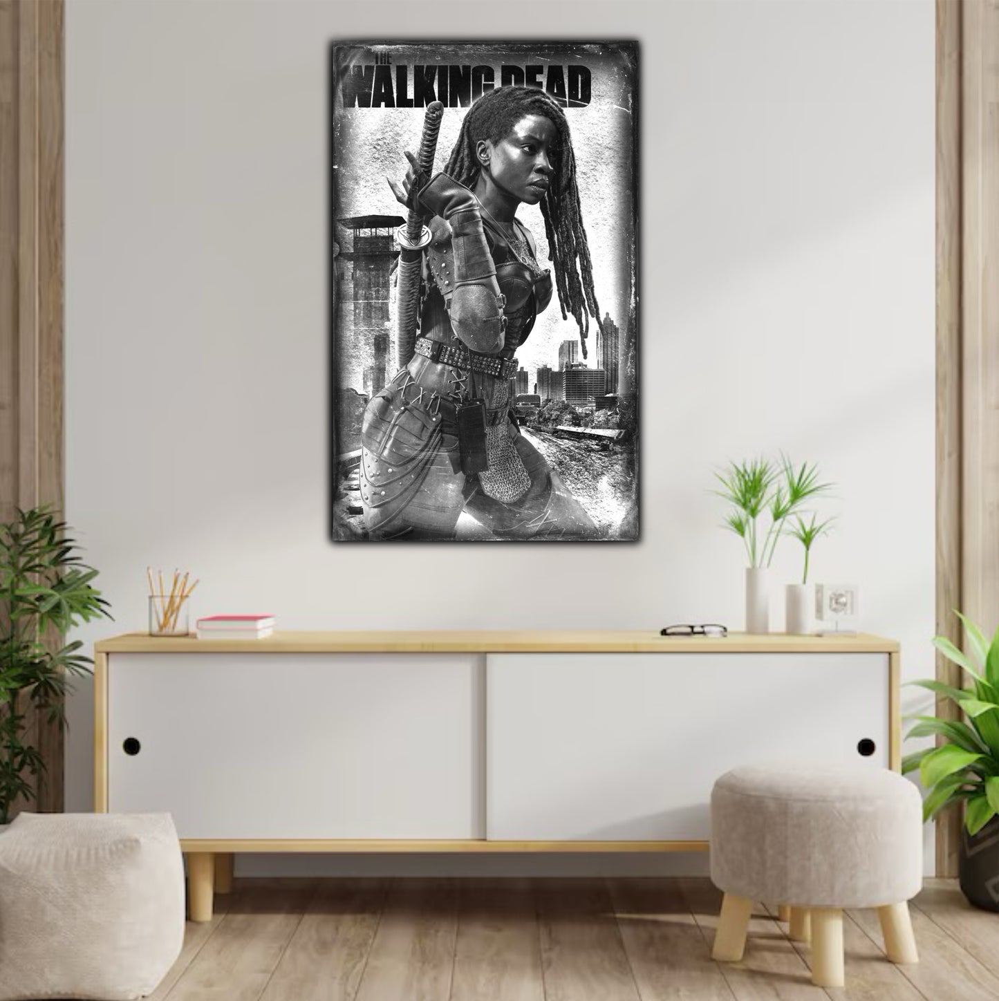 Décoration tableau pop art The Walking Dead TWD