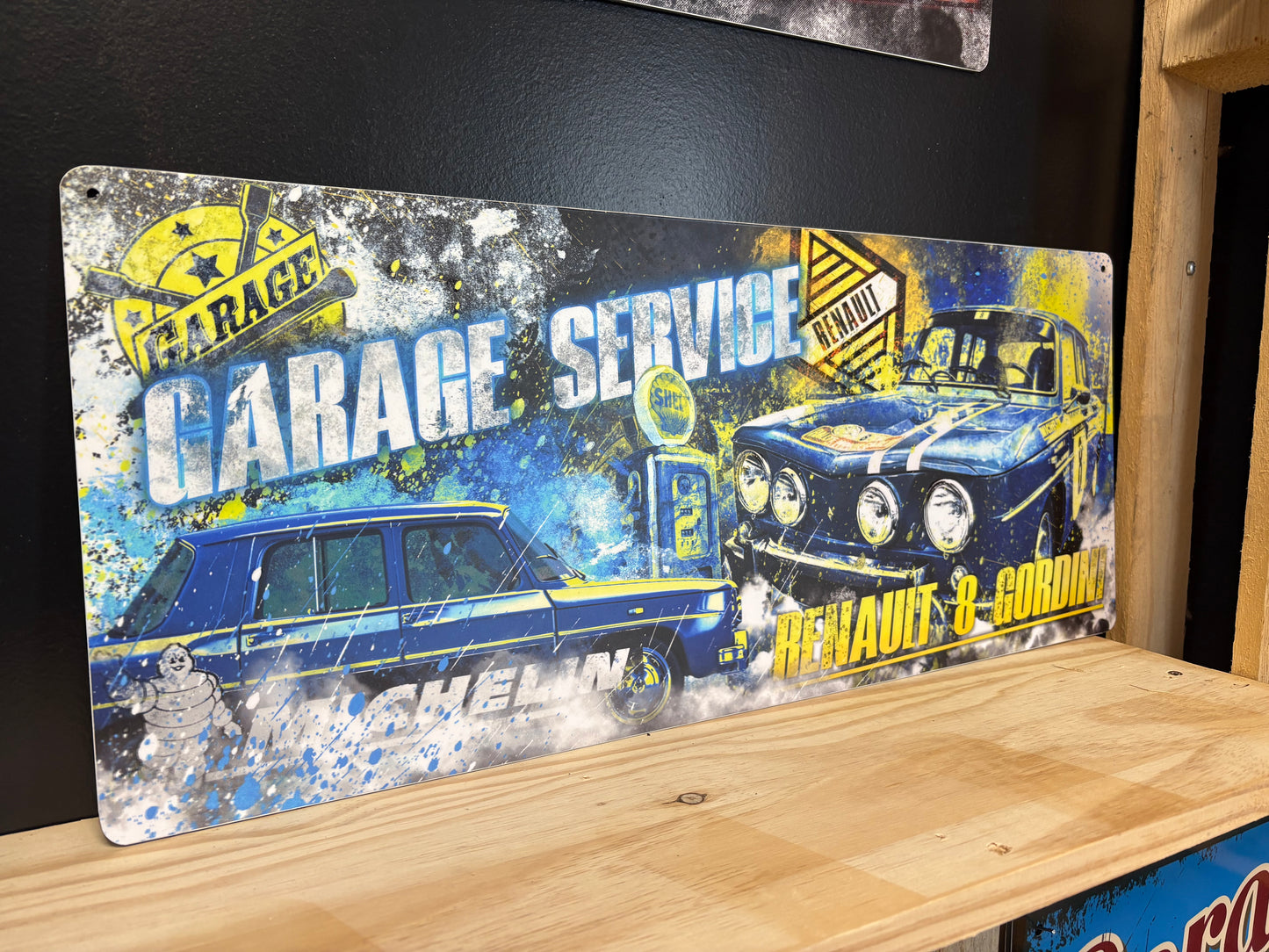 Décoration tableau pop art Renault 8 gordini