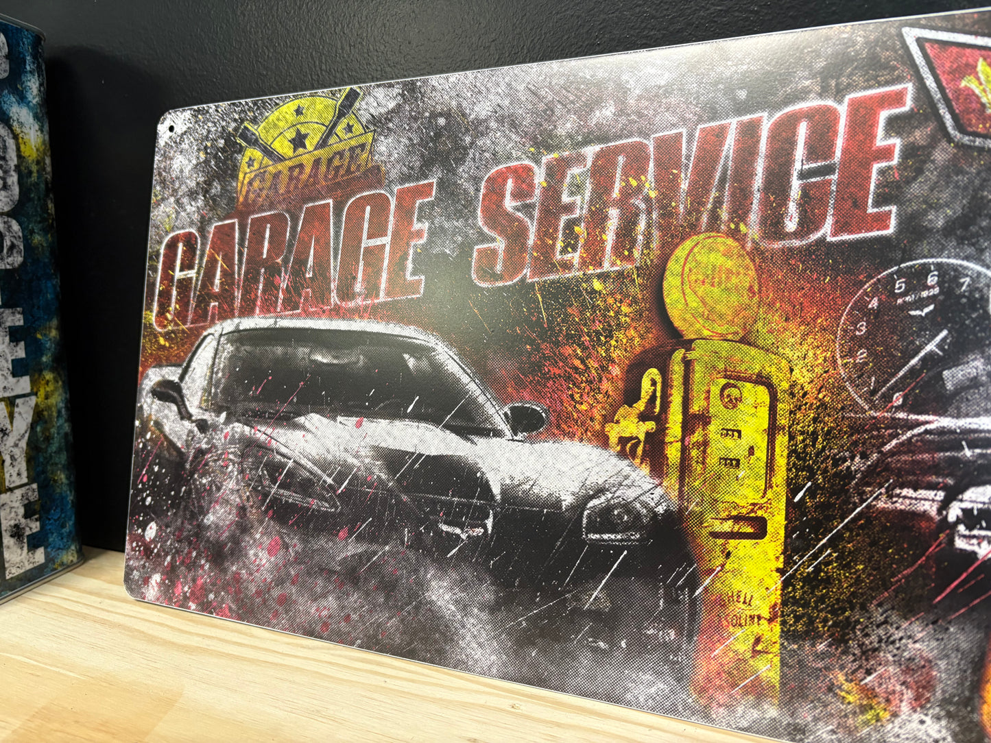 Décoration tableau pop art Corvette C6