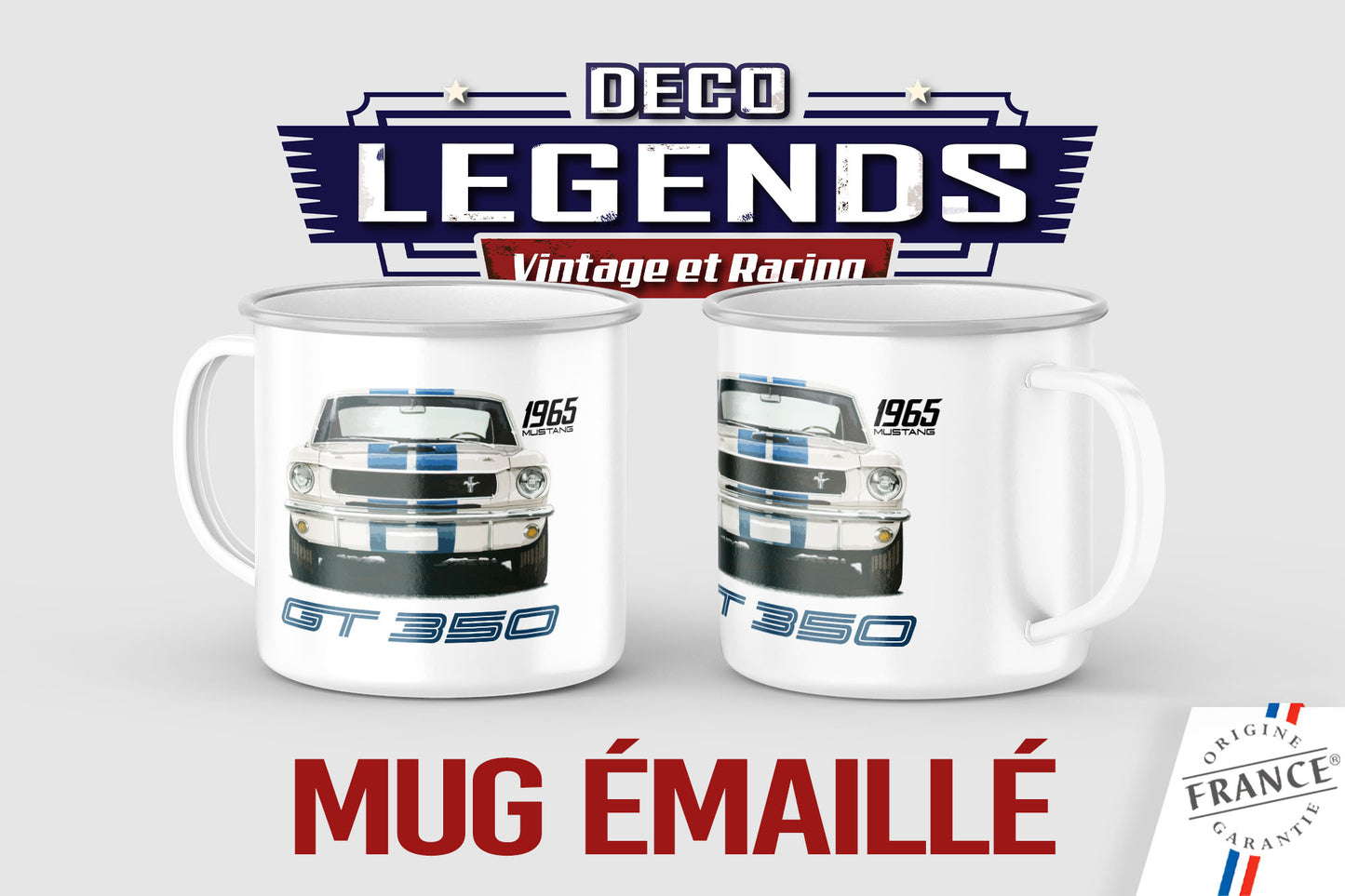 Mug émaillé Mustang shelby gt350