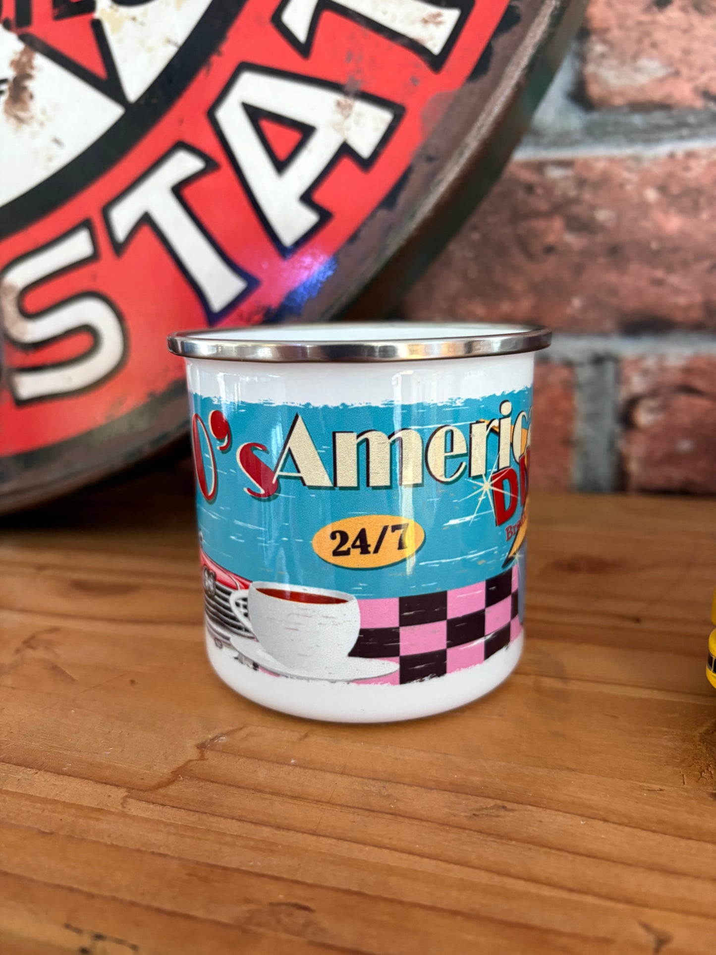 Mug émaillé AMERICAN DINER