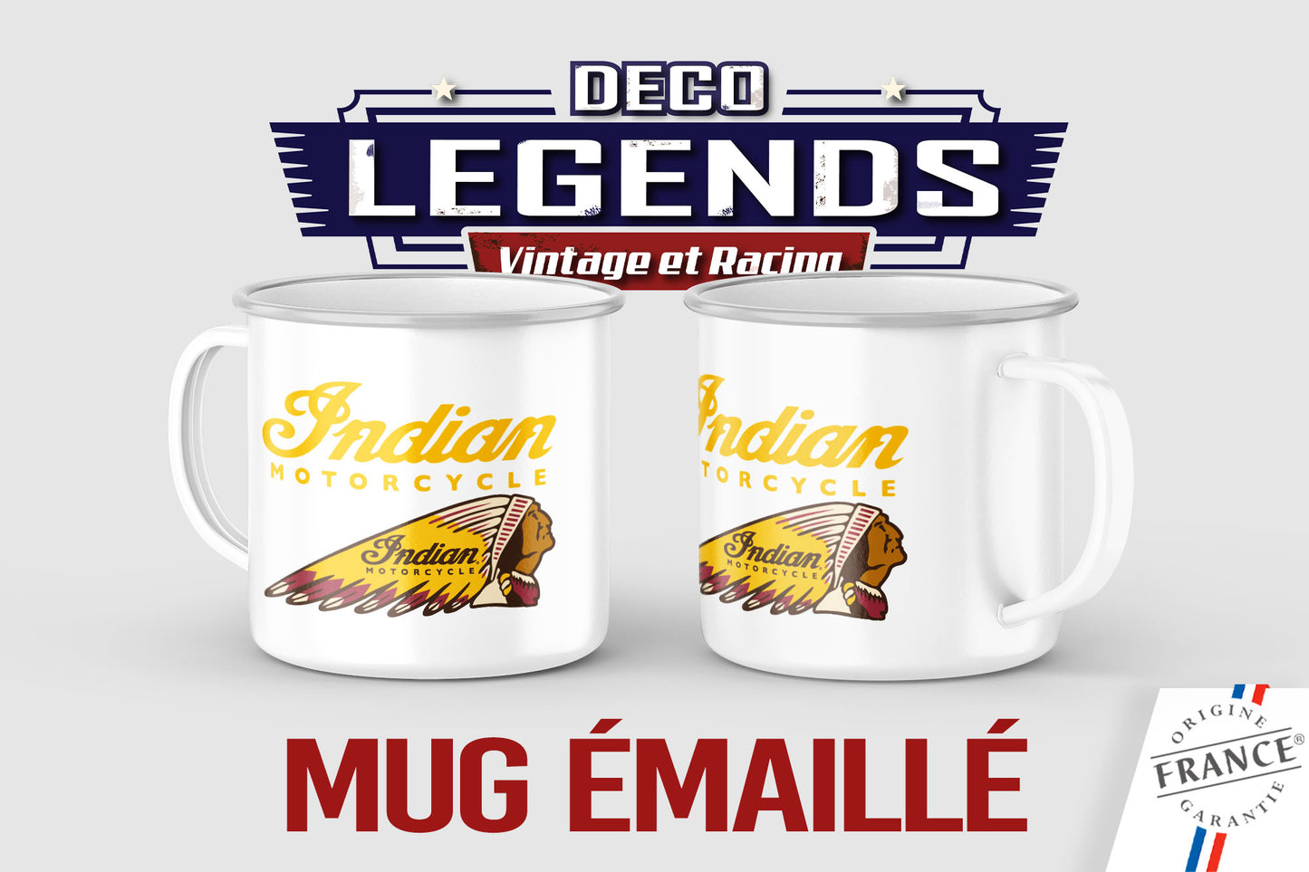 Mug émaillé Indian