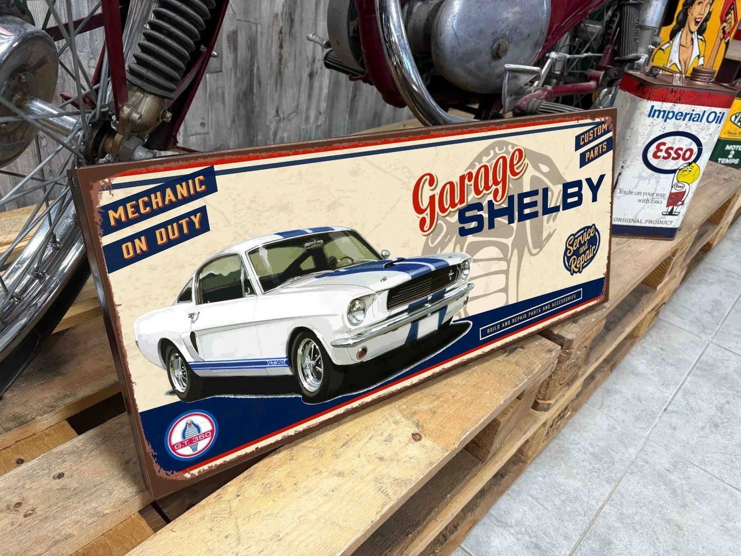 Plaque tôle Shelby gt350