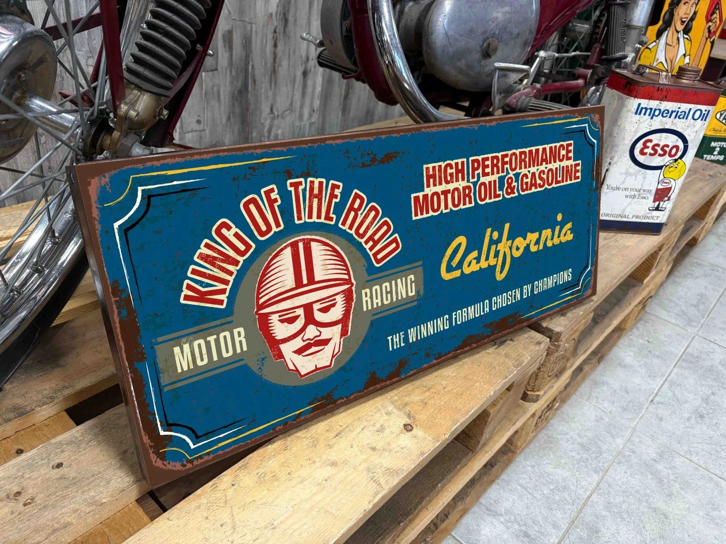 Plaque tôle motor racing