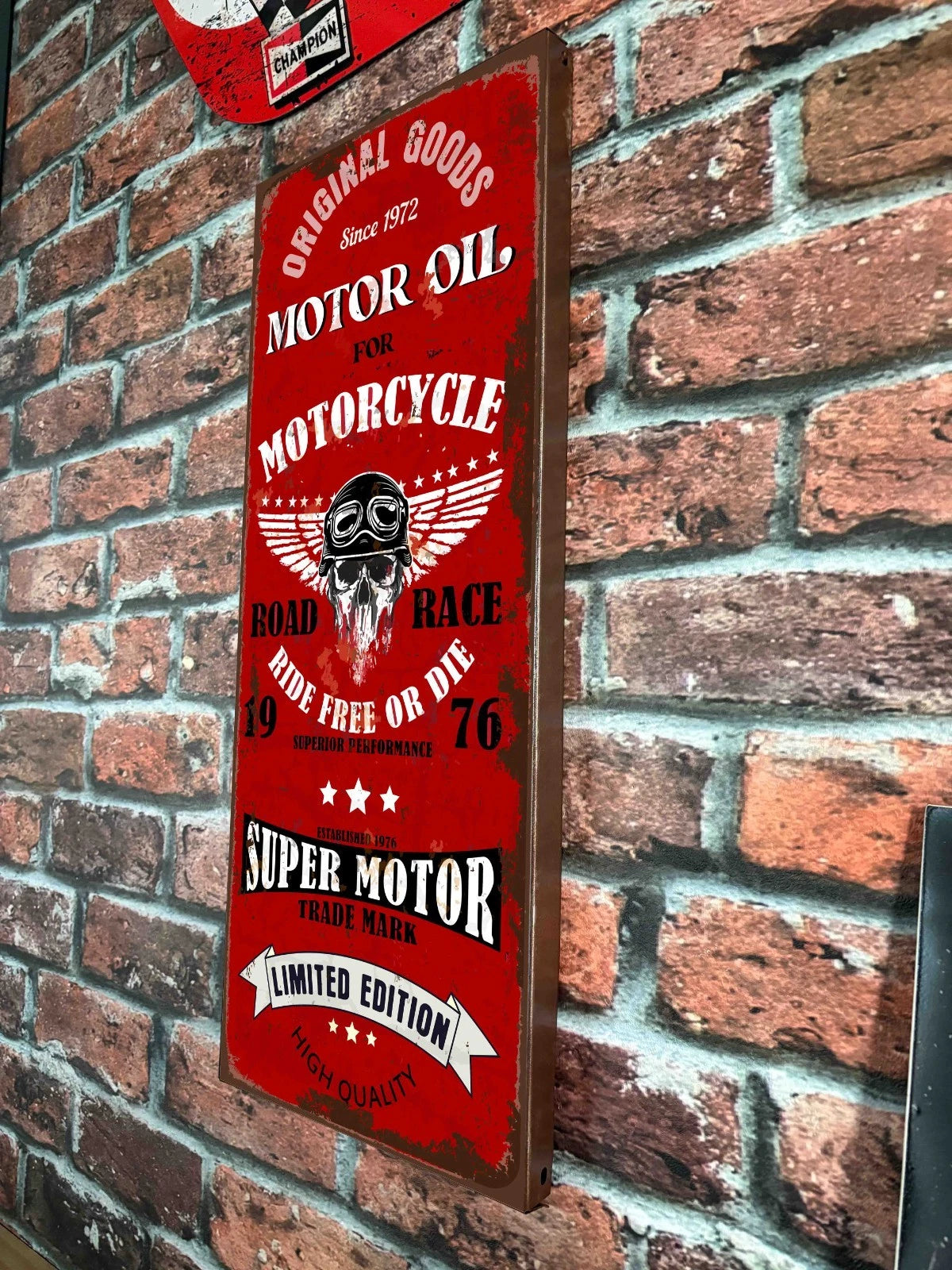 Plaque tôle Motorcycle