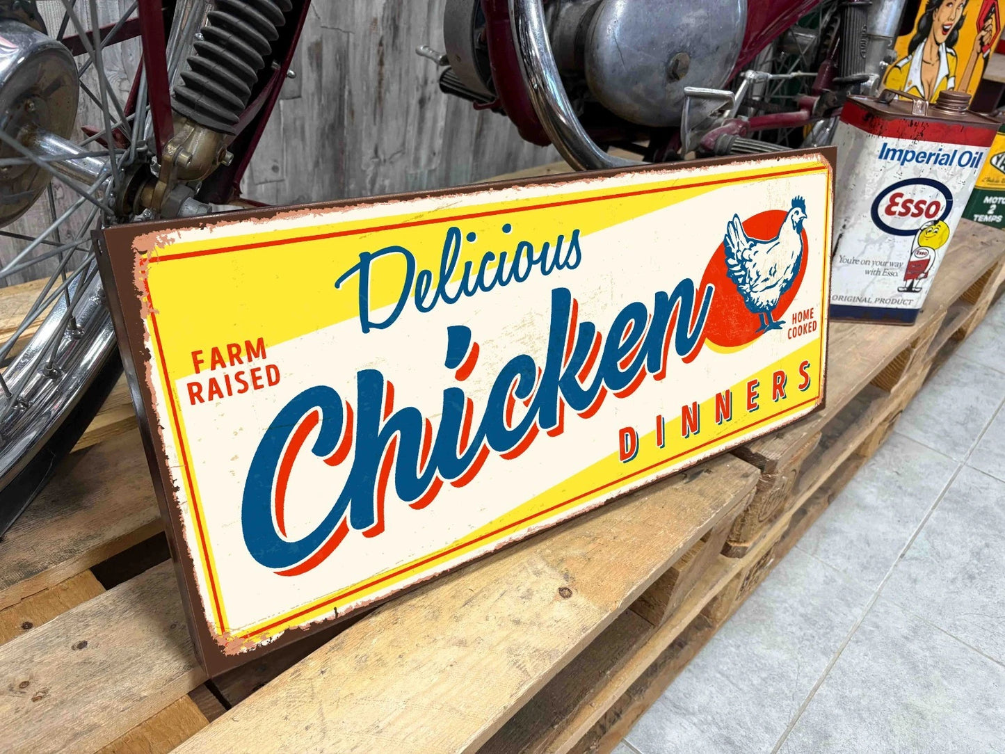 Plaque tôle Dinners Chicken