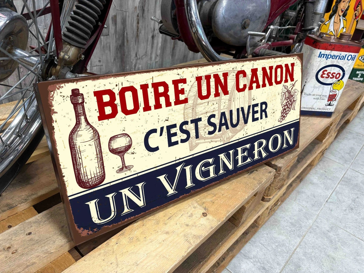 Plaque tôle Vigneron