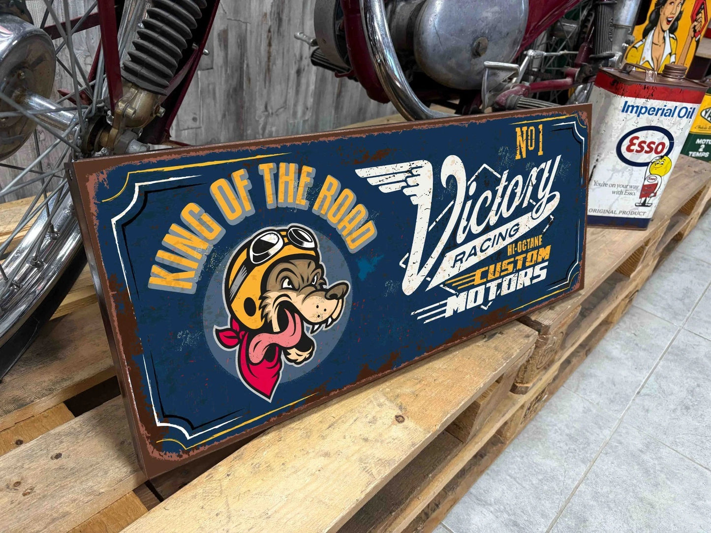 Plaque tôle Victory Racing