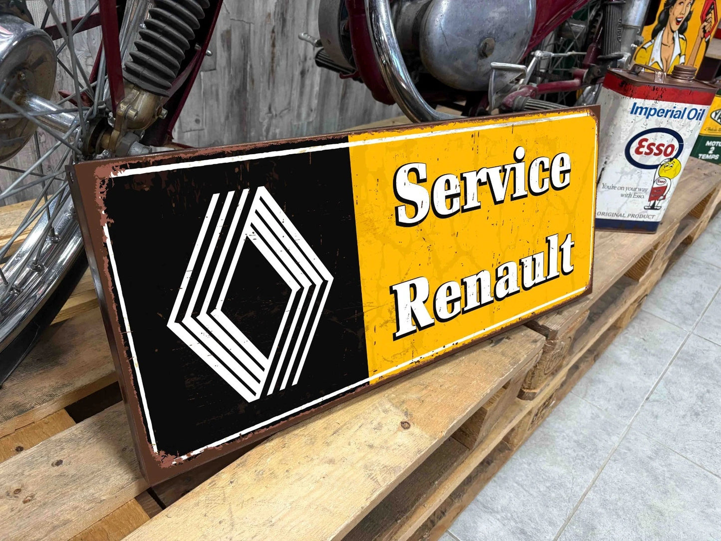 Plaque tôle Service Renault