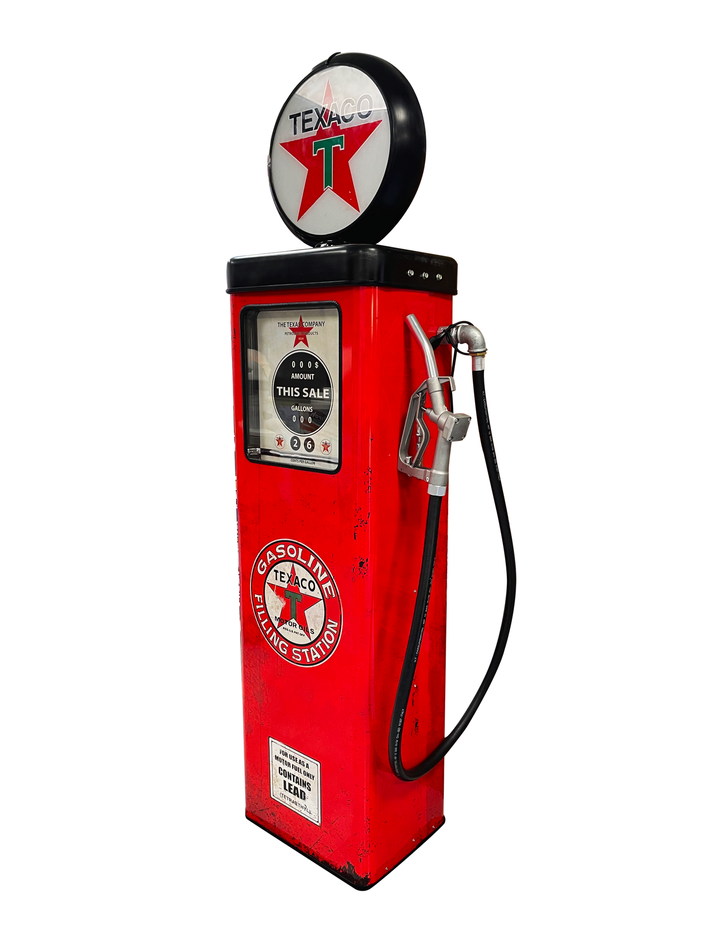 Pompe à essence texaco 175cm