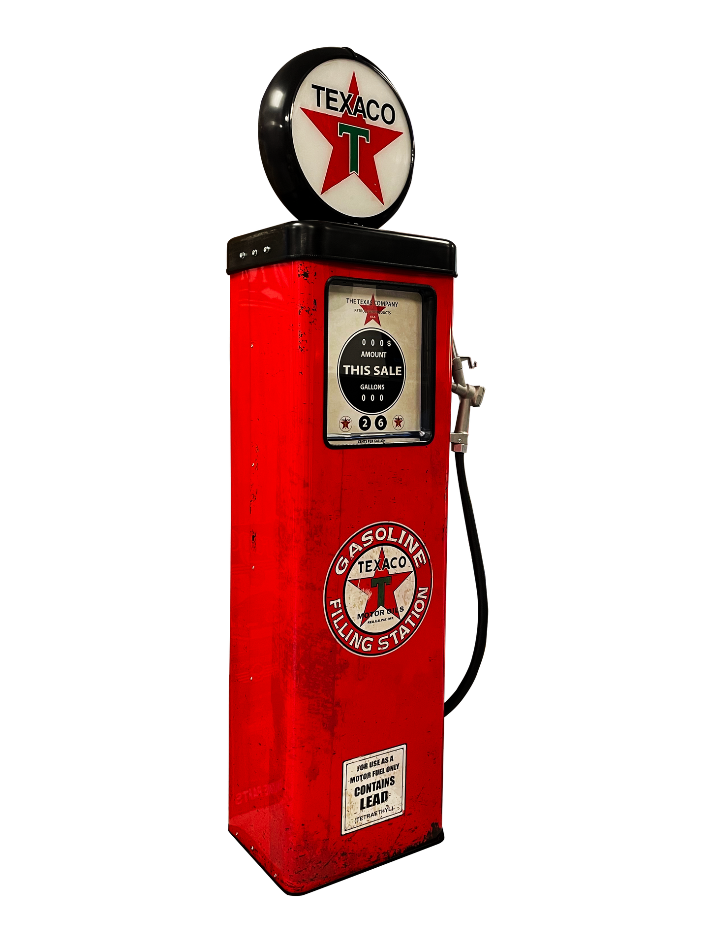 Pompe à essence texaco 175cm