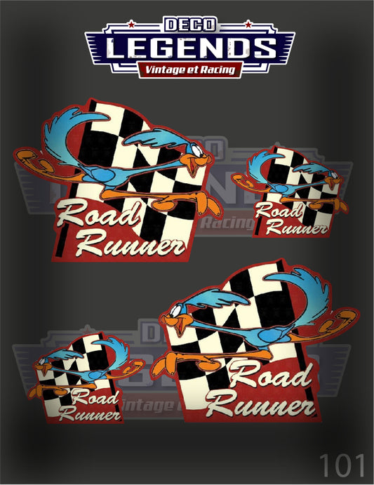 Stickers X4 Road Runner