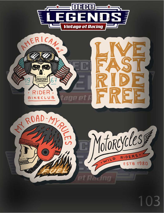 Stickers X4 Motorcycles