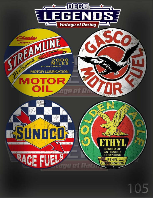 Stickers X4 Motor Sunoco