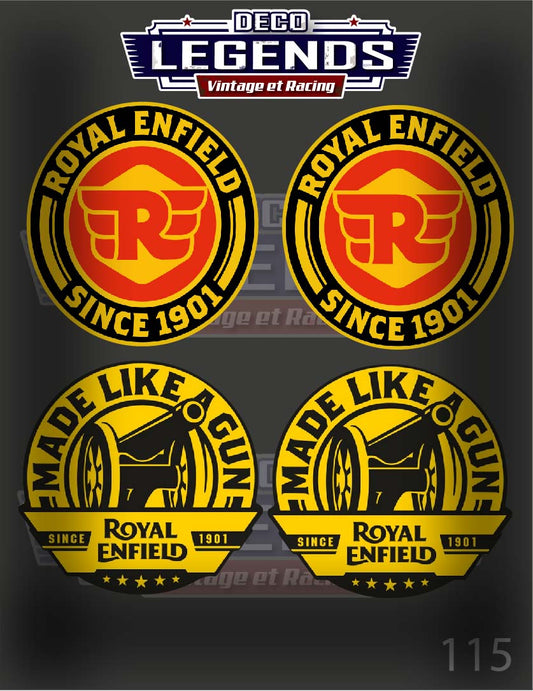 Stickers X4 moto Royal Enfield