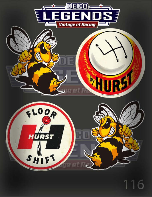 Stickers X4 hurst