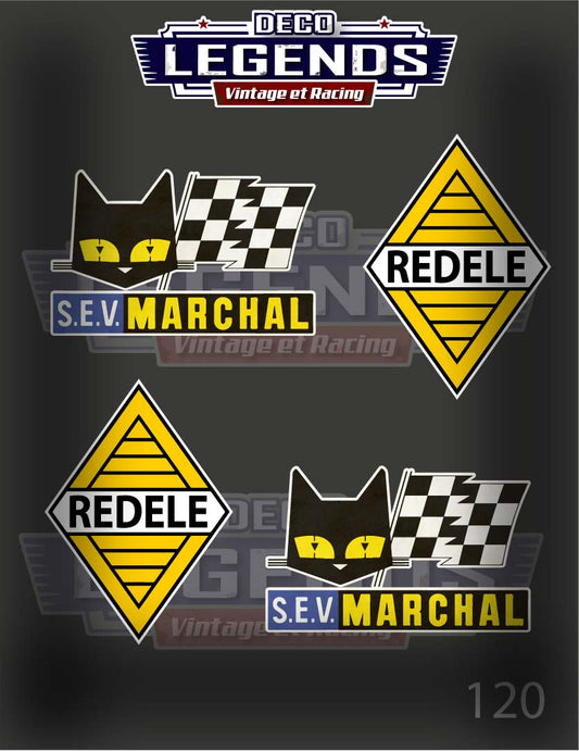 Stickers X4 rédélé sev marchal