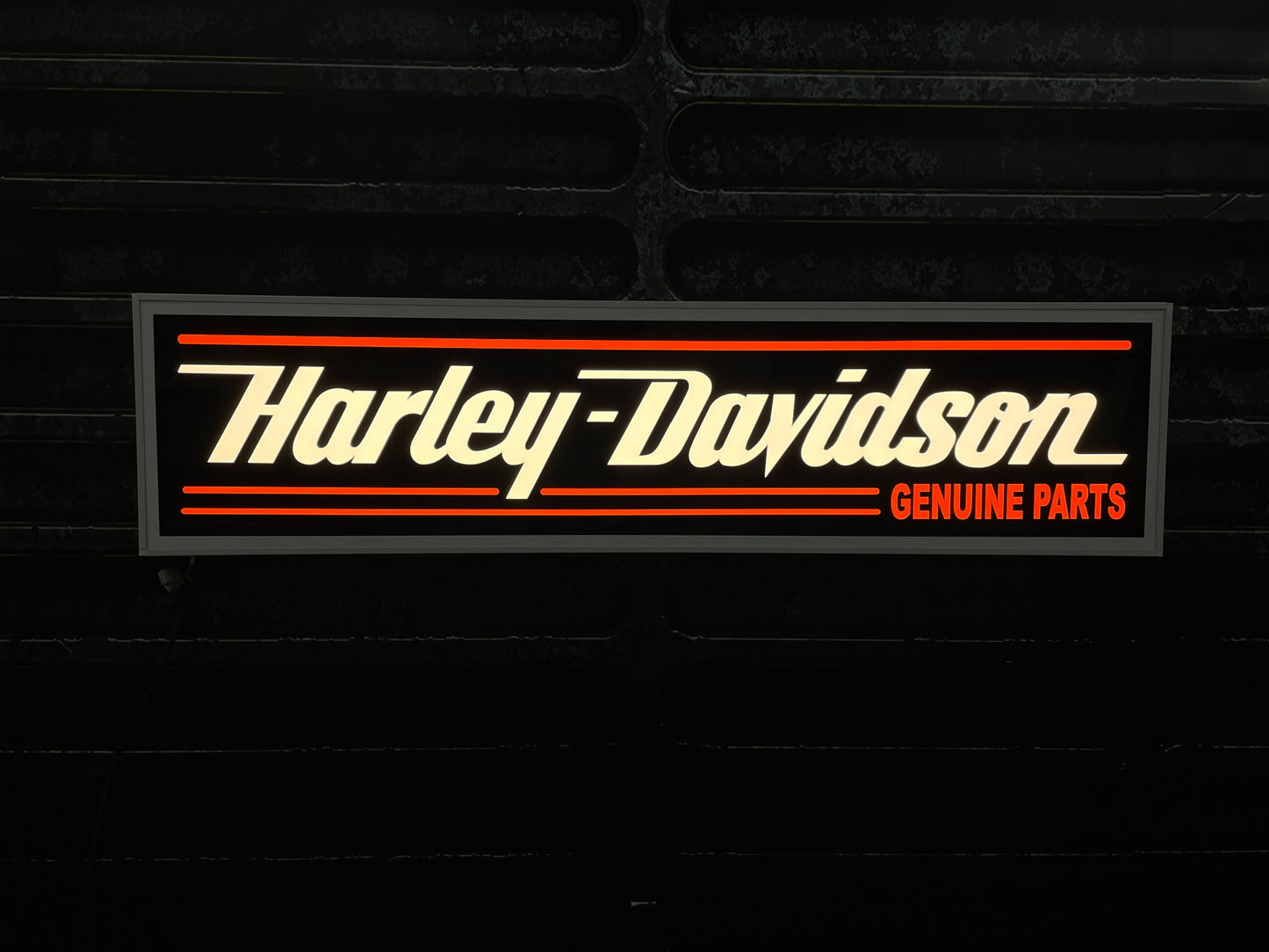 Enseigne lumineuse Harley Davidson