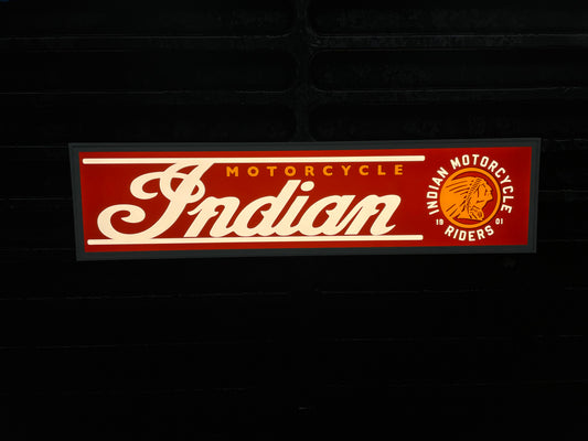 Enseigne lumineuse Indian