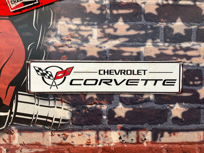 Plaque déco cache plaque Chevrolet Corvette