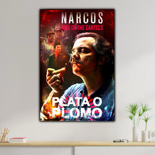 Décoration tableau pop art Narcos pablo escobar