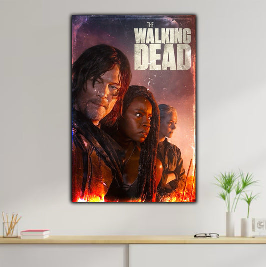Décoration tableau pop art The Walking Dead TWD