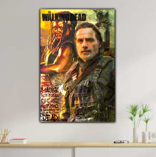 Décoration tableau pop art The Walking Dead TWD