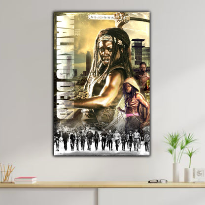 Décoration tableau pop art The Walking Dead TWD