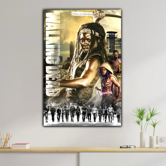 Décoration tableau pop art The Walking Dead TWD