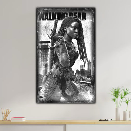 Décoration tableau pop art The Walking Dead TWD