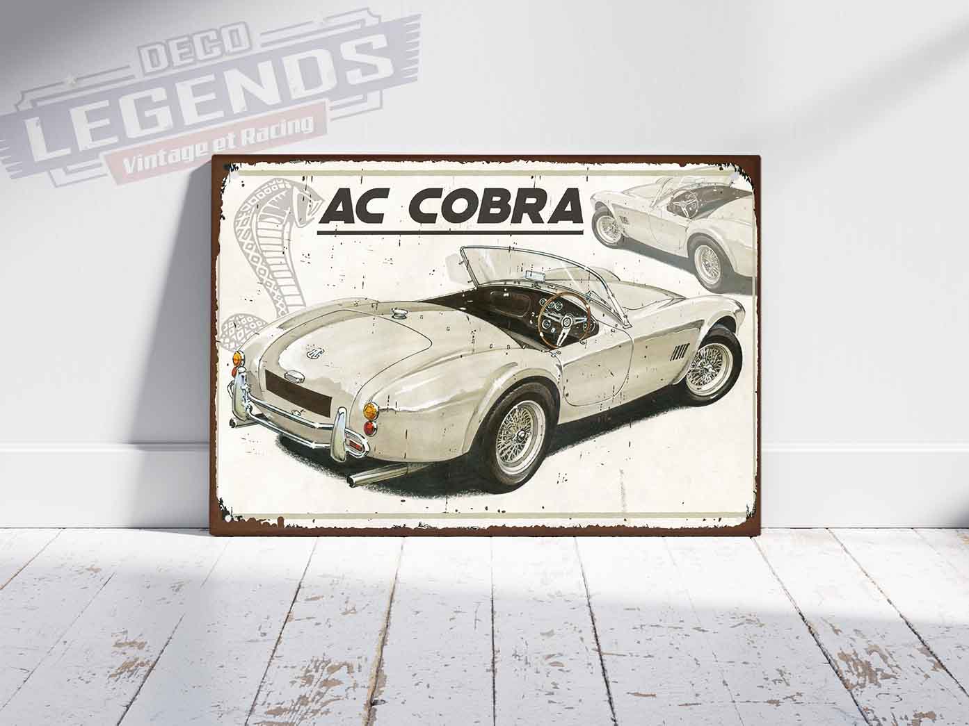 Plaque déco Ac Cobra