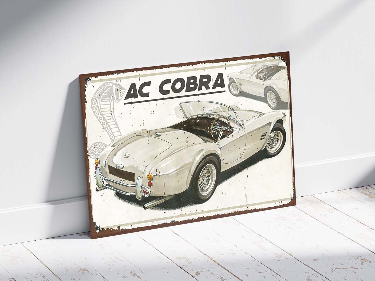 Plaque déco Ac Cobra