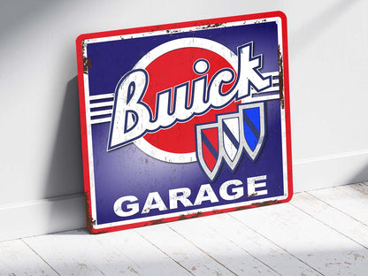 Plaque déco Buick Garage