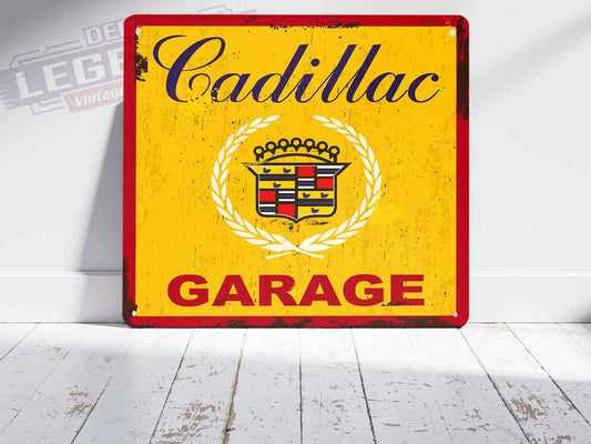 Plaque déco Cadillac Garage