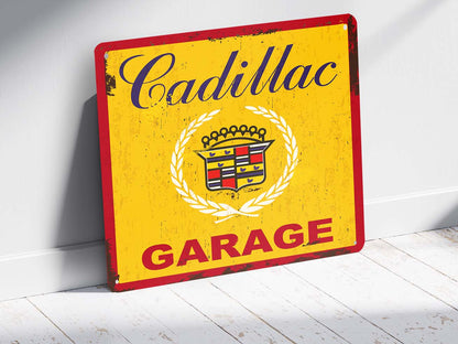 Plaque déco Cadillac Garage