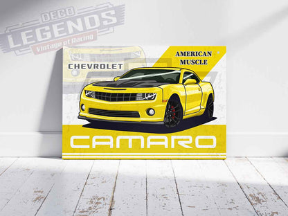 Plaque déco Chevrolet Camaro