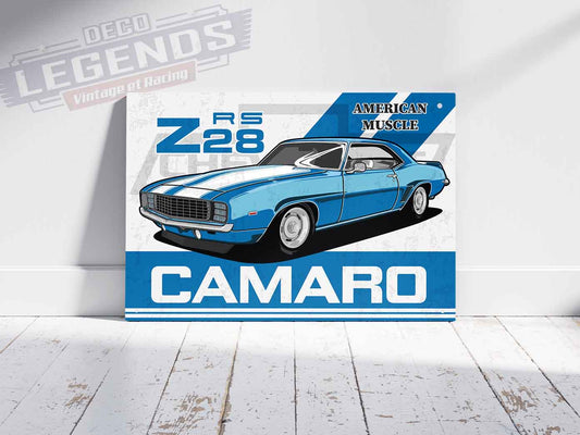 Plaque déco Chevrolet Camaro Z28 rs