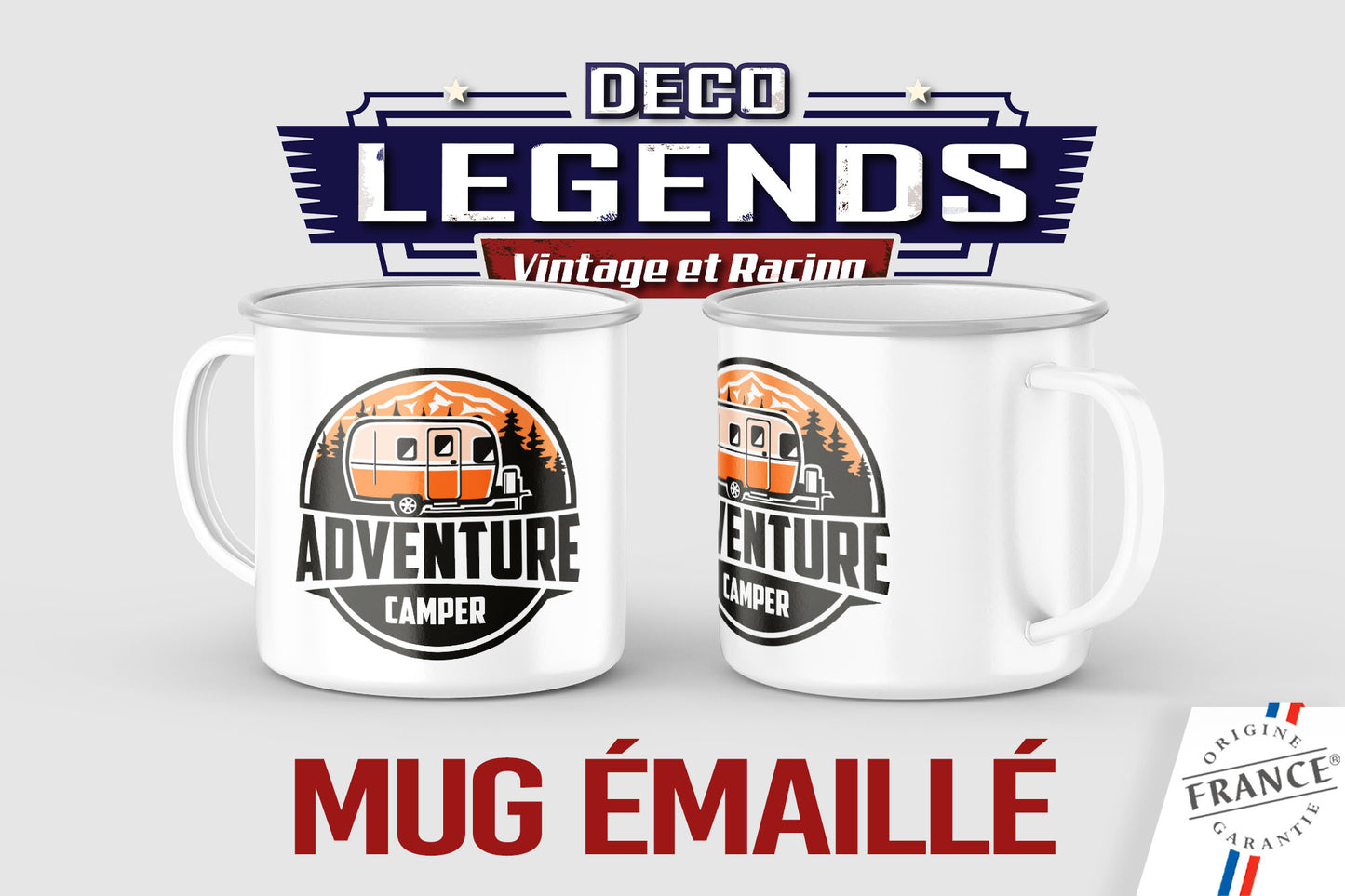 Mug émaillé Camper