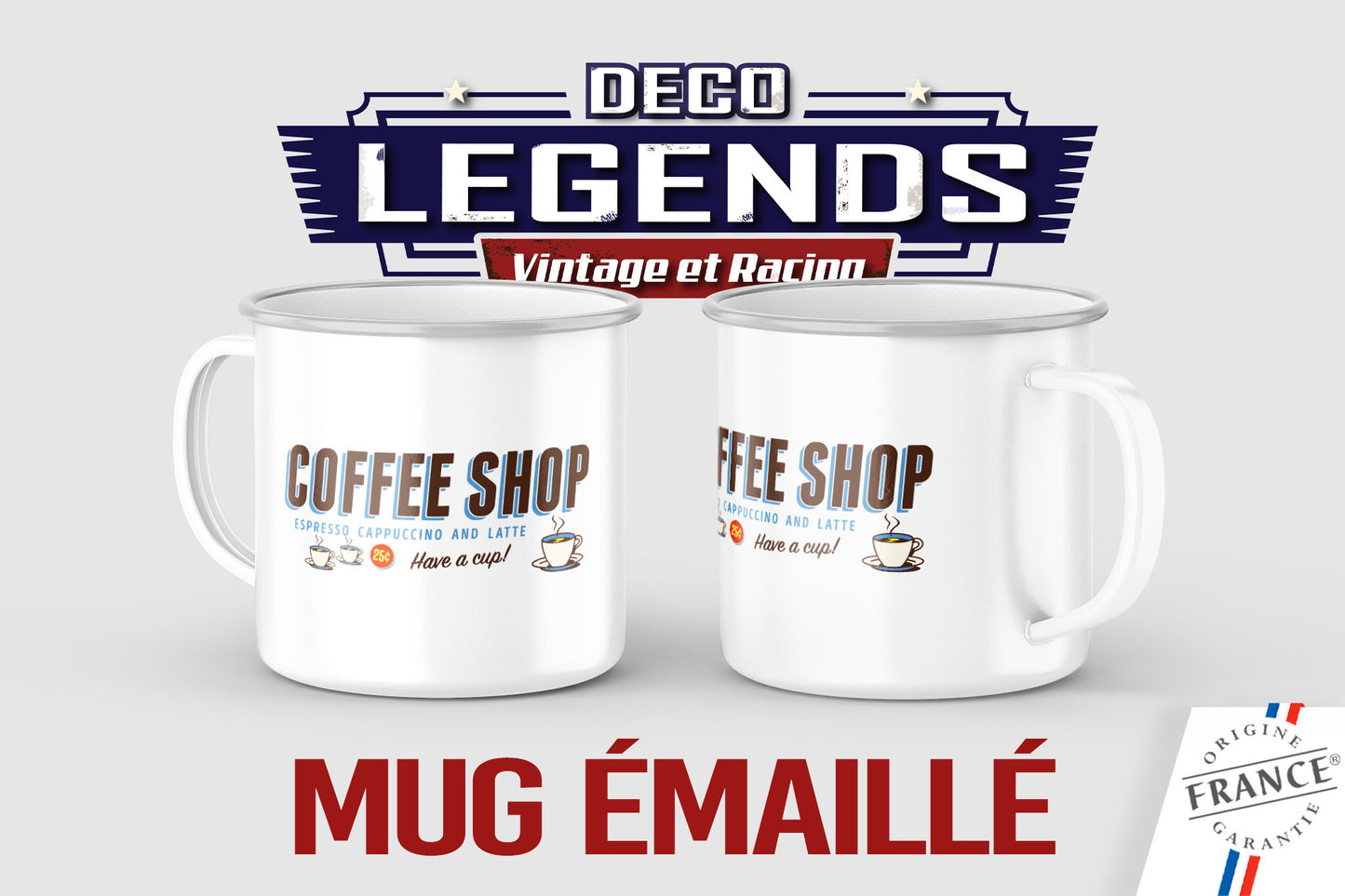 Mug émaillé Coffee