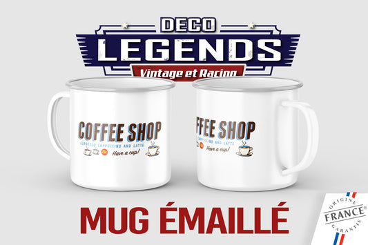 Mug émaillé Coffee