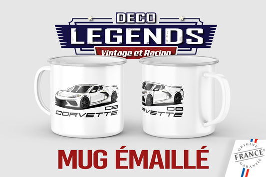 Mug émaillé Corvette C8