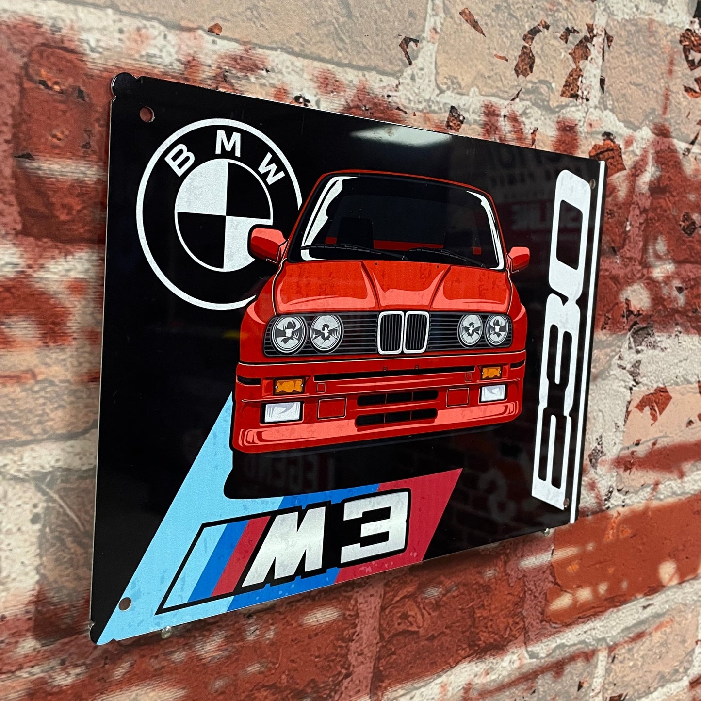 Plaque métal bmw e30