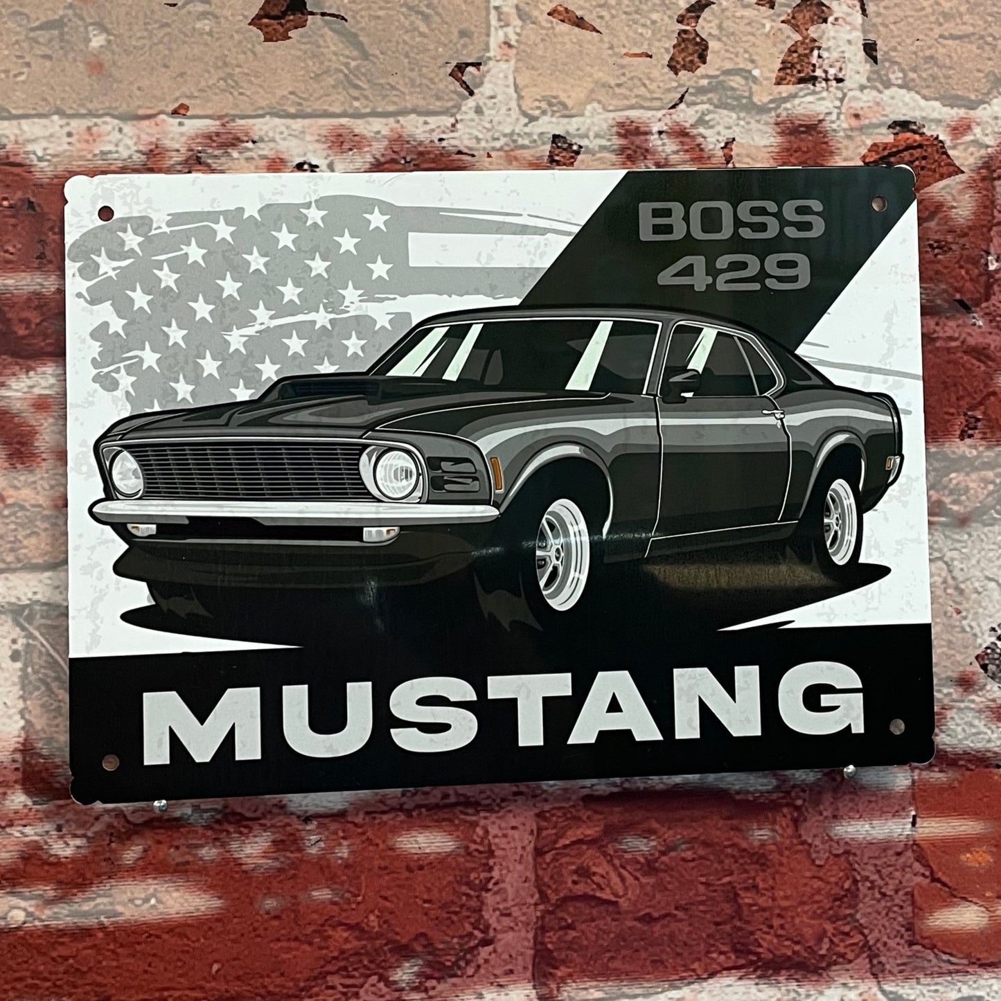 Plaque métal Ford mustang boss 429