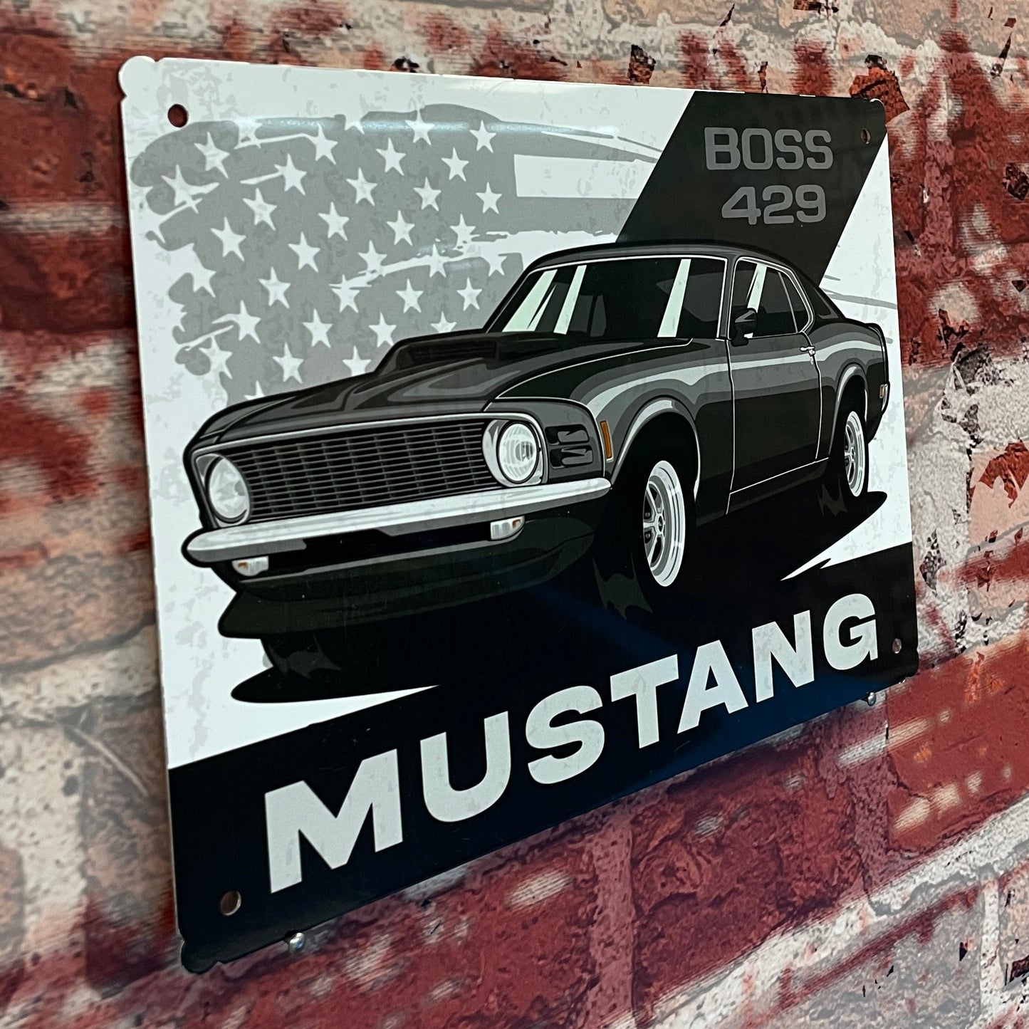 Plaque métal Ford mustang boss 429