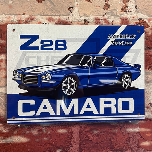 Plaque métal Chevrolet camaro Z28