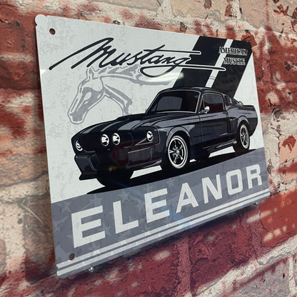 Plaque métal Ford mustang eleanor